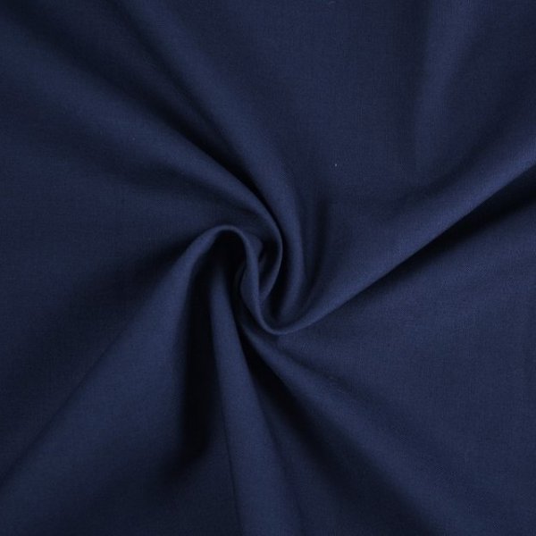 Baumwolle uni - dunkelblau